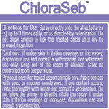 ChloraSeb Antiseptic Spray for Dogs and Cats, 8oz.